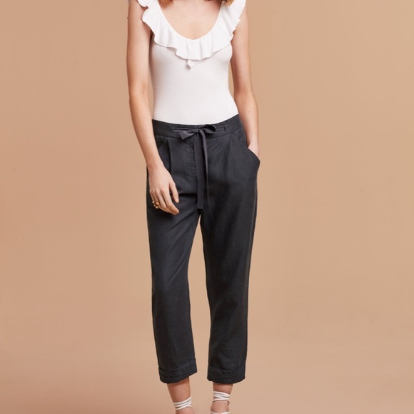 Wilfred with linen allant pant black size 2 - Picture 1 of 10